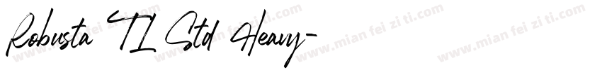Robusta TL Std Heavy字体转换